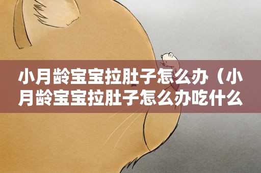 小月龄宝宝拉肚子怎么办(小月龄宝宝拉肚子怎么办吃什么药) 小月龄宝宝拉肚子怎么办(小月龄宝宝拉肚子怎么办吃什么药)
