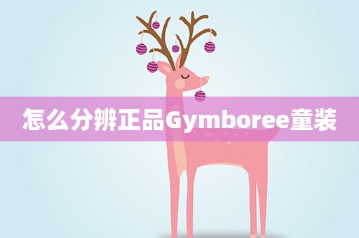 怎么分辨正品Gymboree童装