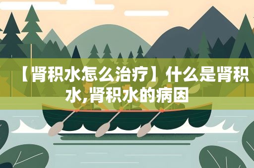 【肾积水怎么治疗】什么是肾积水,肾积水的病因